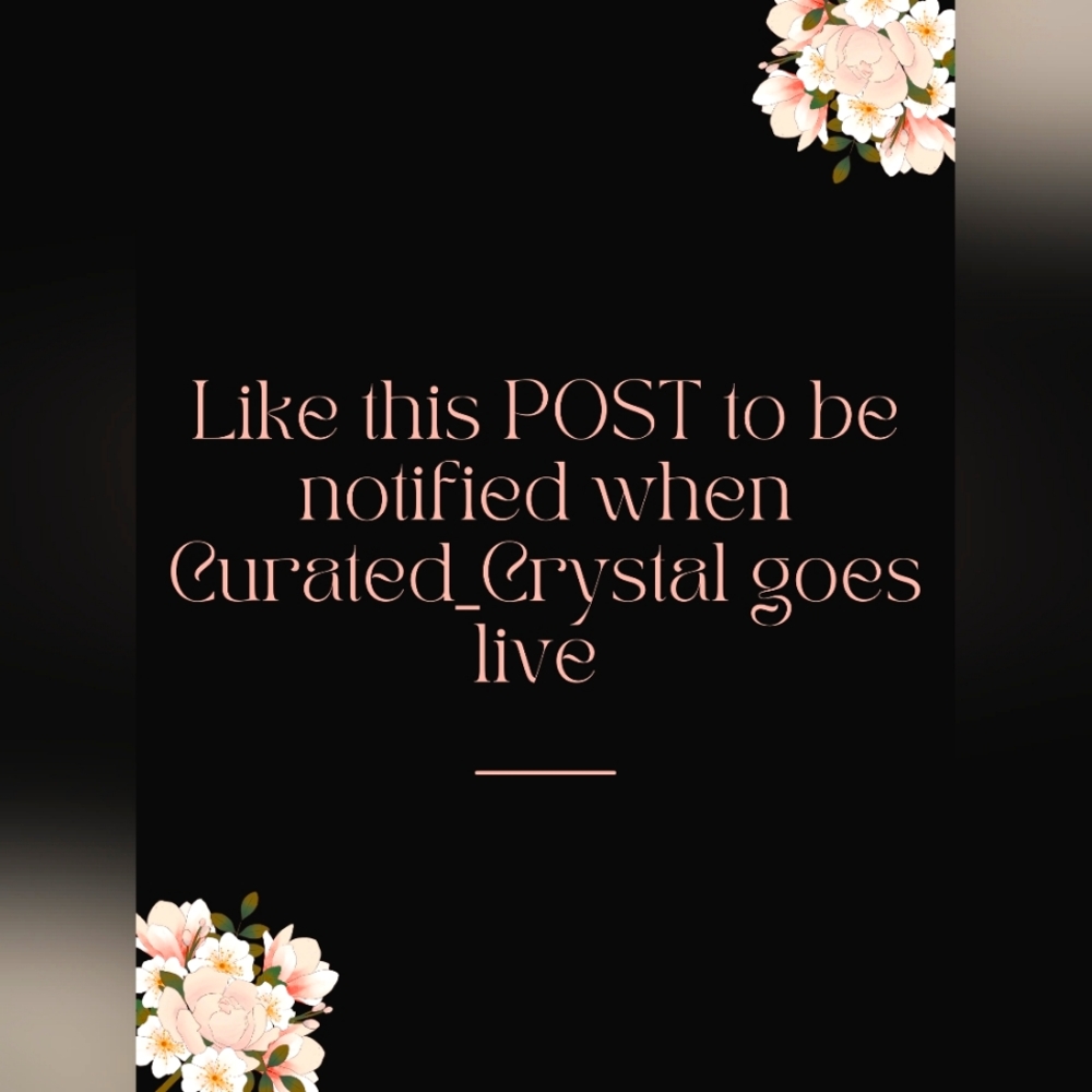 Like this POST to be notified of my live shows